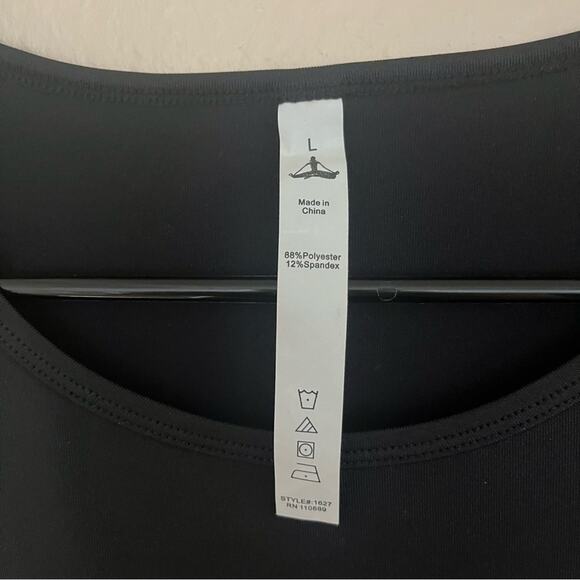 The girls Tummy Control Black Women's Muscle Tank Top Size Large - Picture 4 of 4